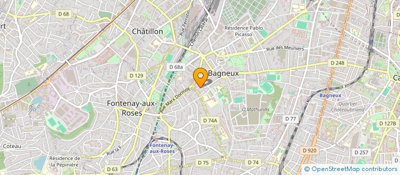 localisation de l'entreprise MONSIEUR CLEMENT PUECH à BAGNEUX