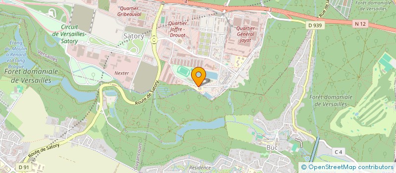 localisation de l'entreprise MONSIEUR CLEMENT QUEMARD à VERSAILLES