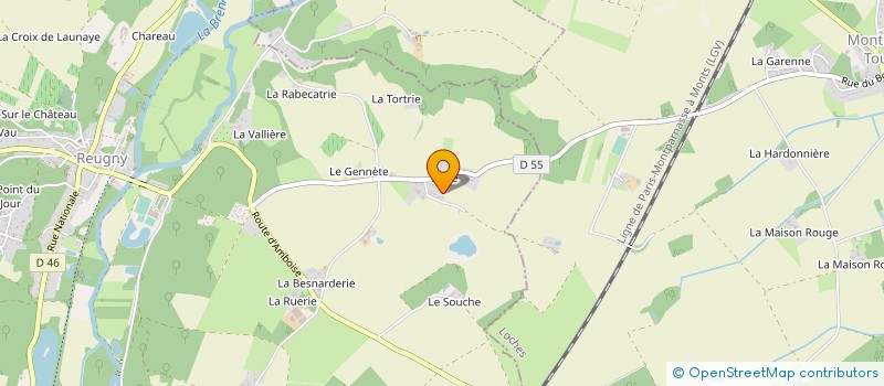 localisation de l'entreprise MONSIEUR CLEMENT QUENEL à REUGNY