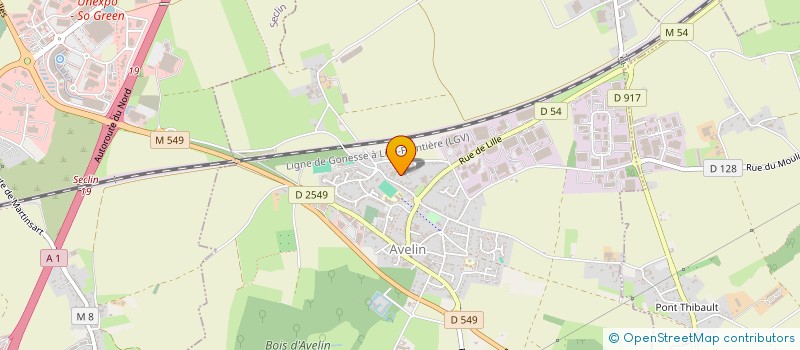 localisation de l'entreprise MONSIEUR CLEMENT QUEVILLARD  AVELIN