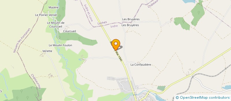 localisation de l'entreprise MONSIEUR CLEMENT RABIER à JEU-MALOCHES