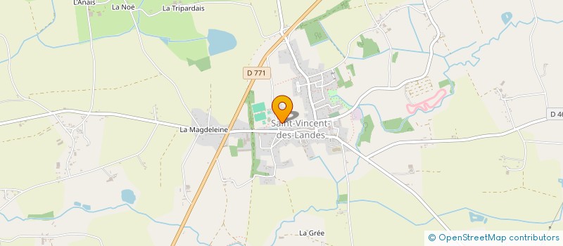 localisation de l'entreprise MONSIEUR CLEMENT RABU  SAINT-VINCENT-DES-LANDES