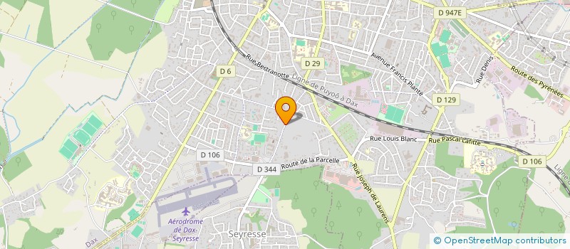 localisation de l'entreprise MONSIEUR CLEMENT RAIGNOUX  DAX