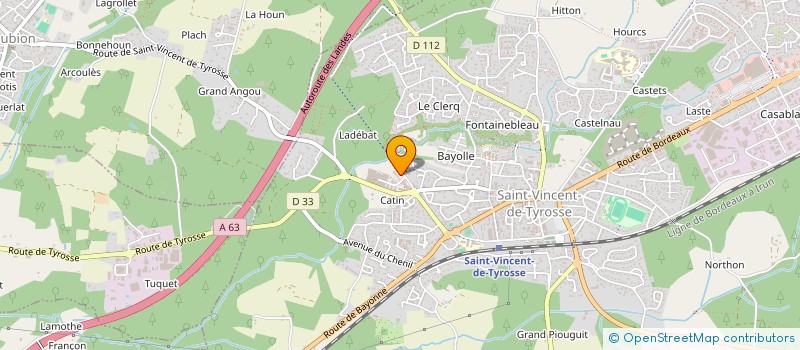 localisation de l'entreprise MONSIEUR CLEMENT RAMA à SAINT-VINCENT-DE-TYROSSE