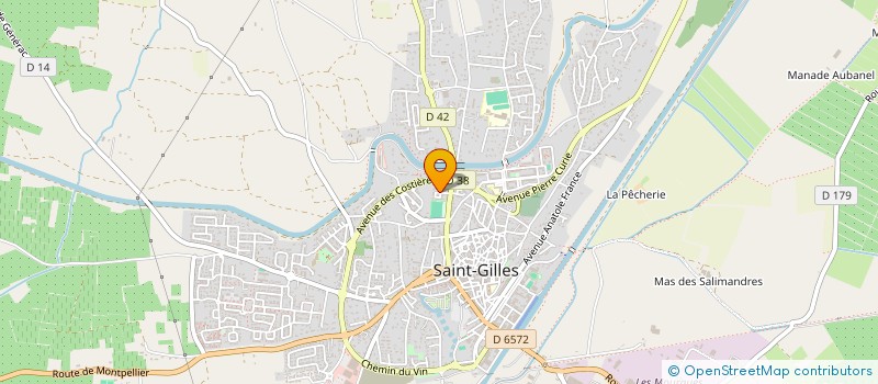 localisation de l'entreprise MONSIEUR CLEMENT RAMIERE  SAINT-GILLES