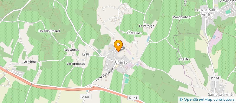 localisation de l'entreprise MONSIEUR CLEMENT RAPIN  CHERAC