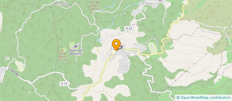 localisation de l'entreprise MONSIEUR CLEMENT RASPAUD  LLAURO