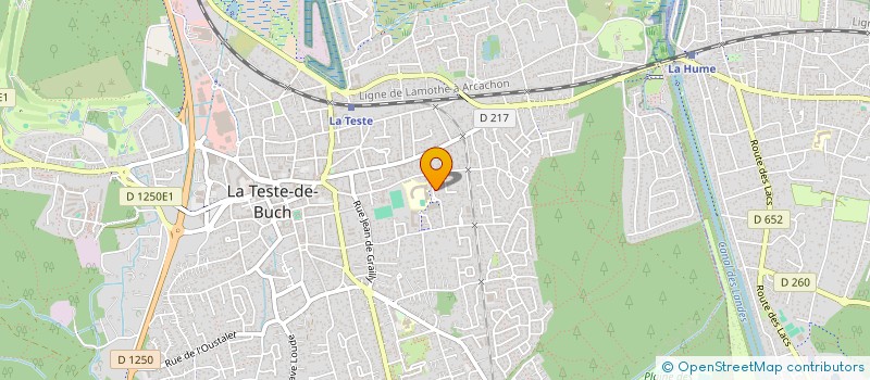 localisation de l'entreprise MONSIEUR CLEMENT RAUFASTE à LA TESTE-DE-BUCH