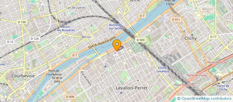 localisation de l'entreprise MONSIEUR CLEMENT RAUGER à LEVALLOIS PERRET