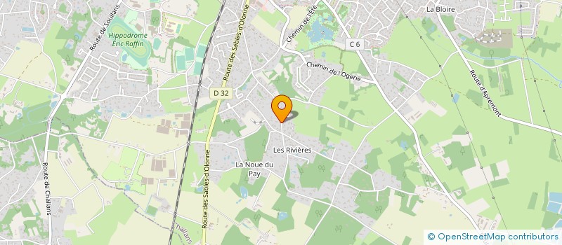 localisation de l'entreprise MONSIEUR CLEMENT RAVELEAU à CHALLANS