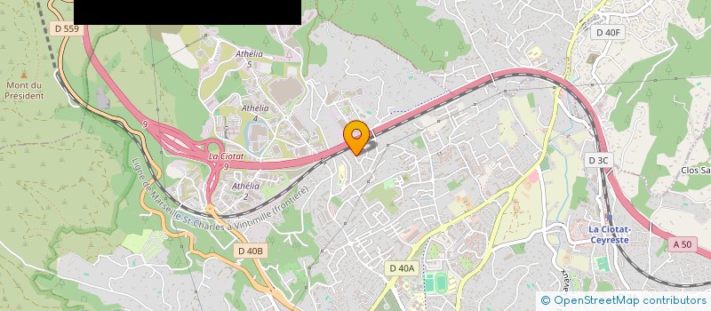 localisation de l'entreprise MONSIEUR CLEMENT RENARD  LA CIOTAT