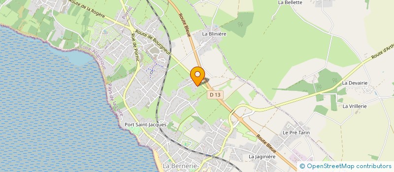 localisation de l'entreprise MONSIEUR CLEMENT RENAUD à LA BERNERIE EN RETZ