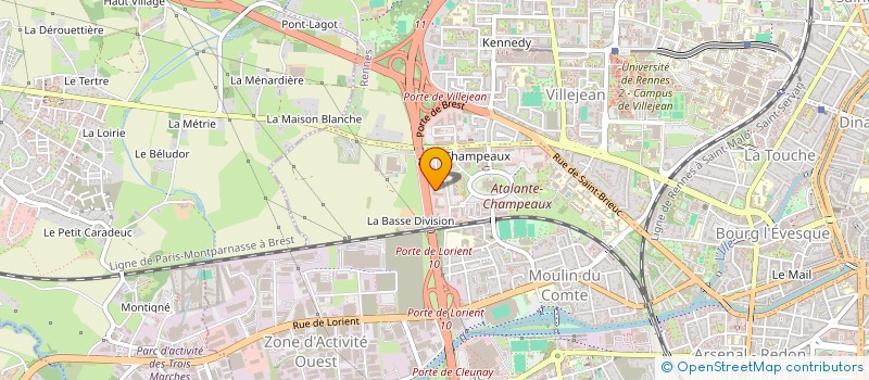 localisation de l'entreprise MONSIEUR CLEMENT RENAULT  RENNES