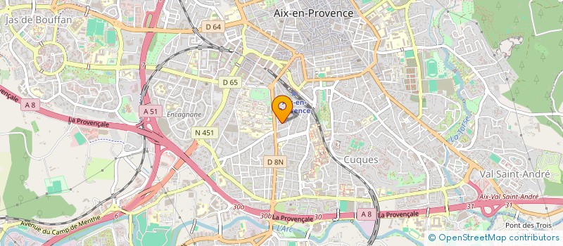 localisation de l'entreprise MONSIEUR CLEMENT RENUCCI à AIX-EN-PROVENCE