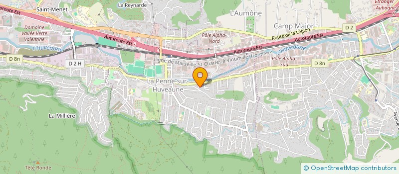 localisation de l'entreprise MONSIEUR CLEMENT REYNAUD  LA PENNE-SUR-HUVEAUNE