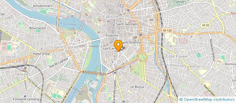 localisation de l'entreprise MONSIEUR CLEMENT RIBAUD à TOULOUSE