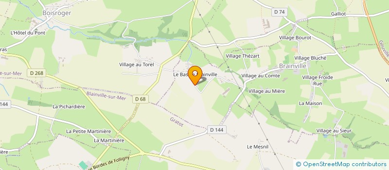 localisation de l'entreprise MONSIEUR CLEMENT RIBAUD  BRAINVILLE