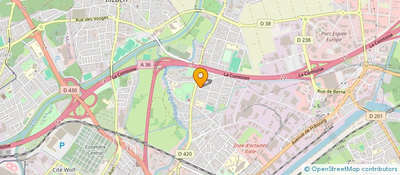 localisation de l'entreprise MONSIEUR CLEMENT RICHARD  ILLZACH