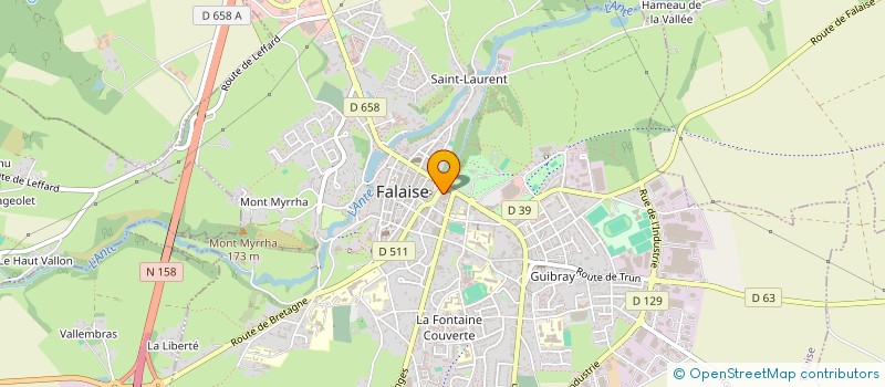 localisation de l'entreprise MONSIEUR CLEMENT RICHARD  FALAISE