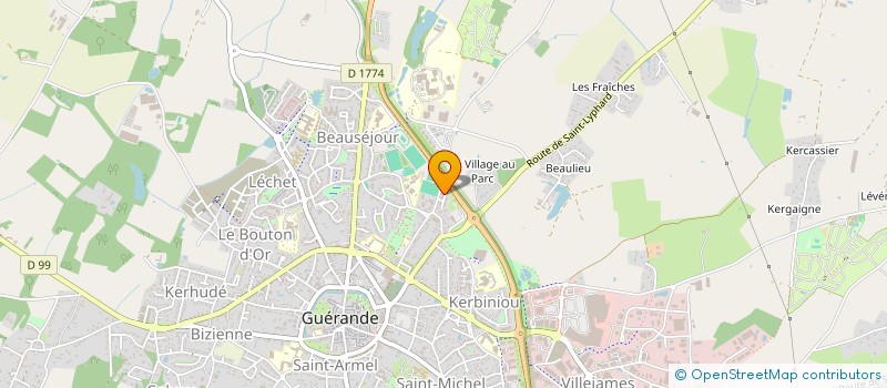 localisation de l'entreprise MONSIEUR CLEMENT RICHER  GUERANDE