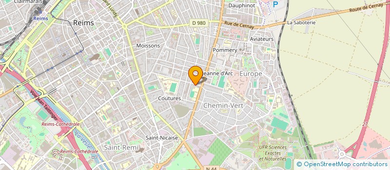 localisation de l'entreprise MONSIEUR CLEMENT RICHET  REIMS