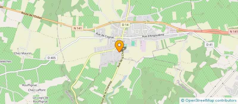 localisation de l'entreprise MONSIEUR CLEMENT RICOULLEAU à SAINT-MICHEL