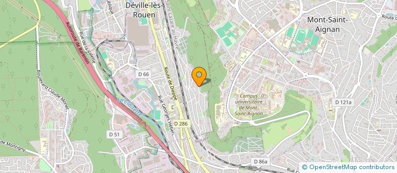 localisation de l'entreprise MONSIEUR CLEMENT RICQUE  DEVILLE-LES-ROUEN