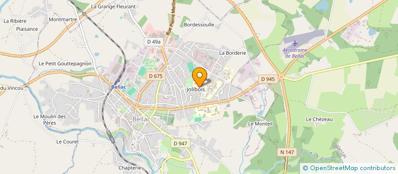 localisation de l'entreprise MONSIEUR CLEMENT RIGAUDEAU  BELLAC