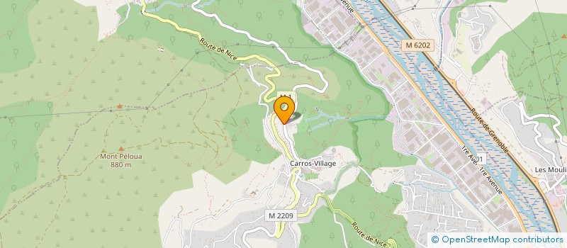 localisation de l'entreprise MONSIEUR CLEMENT RIPOLL  SAINT-ETIENNE-DE-TINEE