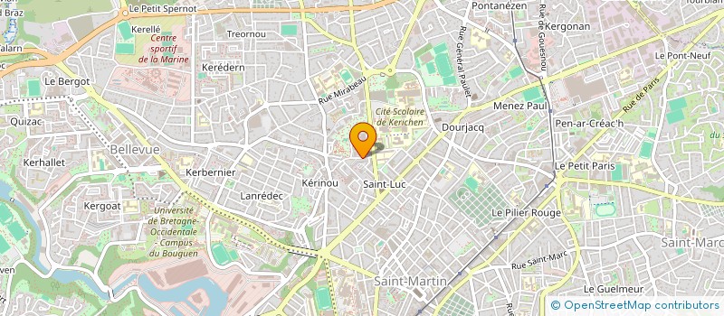 localisation de l'entreprise MONSIEUR CLEMENT RIVALAIN  PLOUGASTEL-DAOULAS