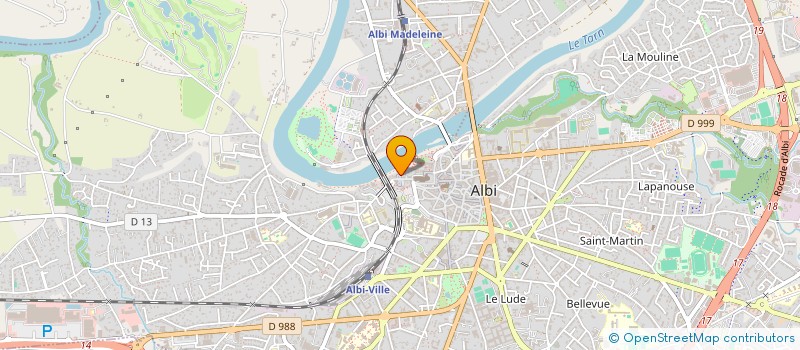 localisation de l'entreprise MONSIEUR CLEMENT RIVERON  ALBI