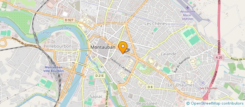 localisation de l'entreprise MONSIEUR CLEMENT RIVIERE  MONTAUBAN