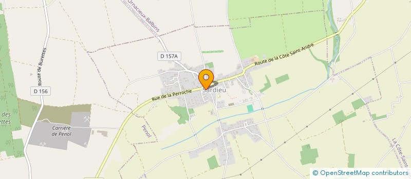 localisation de l'entreprise MONSIEUR CLEMENT ROBERT  SARDIEU