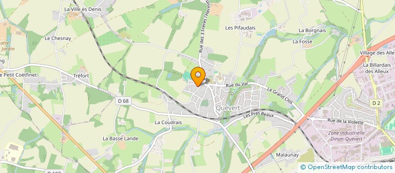 localisation de l'entreprise MONSIEUR CLEMENT ROBERT  QUEVERT