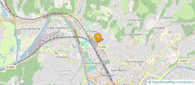 localisation de l'entreprise MONSIEUR CLEMENT ROBICHON  PERIGUEUX