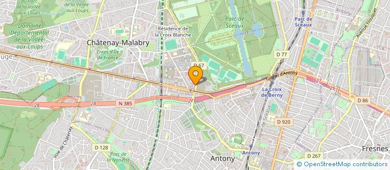 localisation de l'entreprise MONSIEUR CLEMENT ROBILLARD  CHATENAY-MALABRY