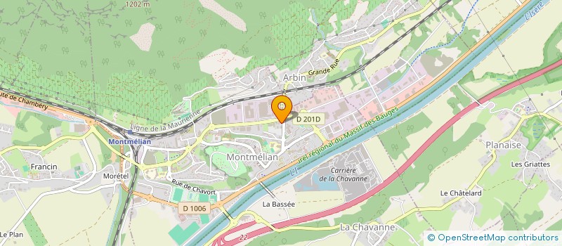 localisation de l'entreprise MONSIEUR CLEMENT ROBIN  MONTMELIAN