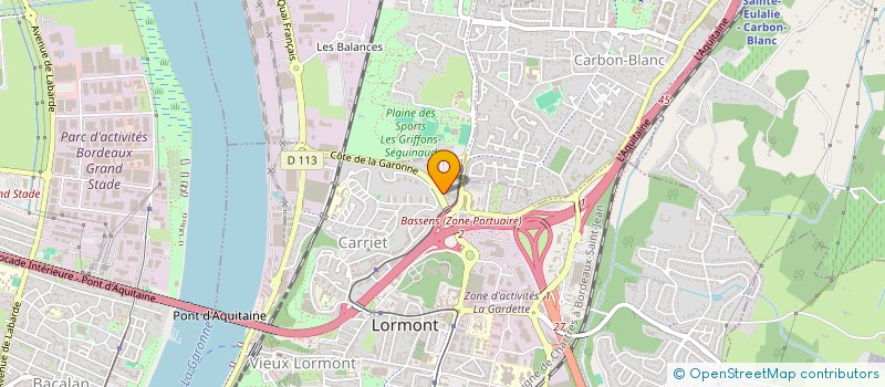 localisation de l'entreprise MONSIEUR CLEMENT RODRIGUES  LORMONT