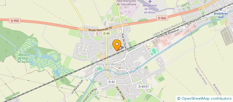 localisation de l'entreprise MONSIEUR CLEMENT RODRIGUEZ  VITRY-EN-ARTOIS