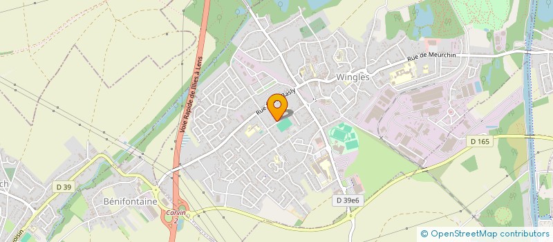 localisation de l'entreprise MONSIEUR CLEMENT ROEKENS  WINGLES