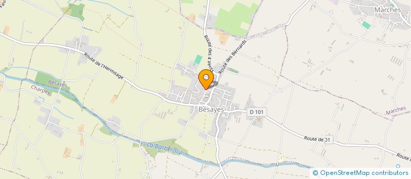 localisation de l'entreprise MONSIEUR CLEMENT ROILLET  BESAYES