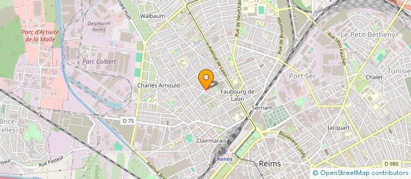 localisation de l'entreprise MONSIEUR CLEMENT ROLLERY  REIMS