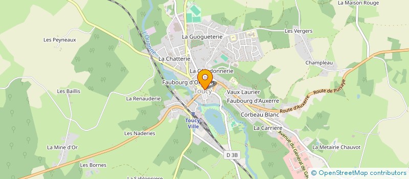localisation de l'entreprise MONSIEUR CLEMENT ROLLIN à TOUCY