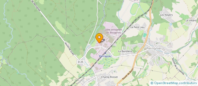 localisation de l'entreprise MONSIEUR CLEMENT ROSIER  PERRIGNIER