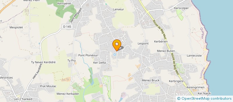 localisation de l'entreprise MONSIEUR CLEMENT ROSPAPE  FOUESNANT