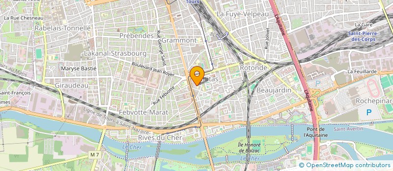 localisation de l'entreprise MONSIEUR CLEMENT ROSSI  TOURS