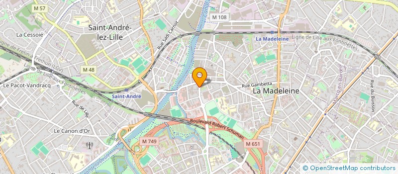 localisation de l'entreprise MONSIEUR CLEMENT ROTTELEUR à LA MADELEINE