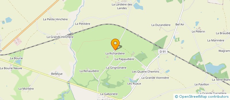 localisation de l'entreprise MONSIEUR CLEMENT ROTUREAU à SEVREMOINE