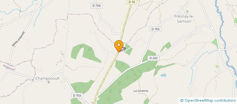 localisation de l'entreprise MONSIEUR CLEMENT ROUGE à CHAMPOSOULT