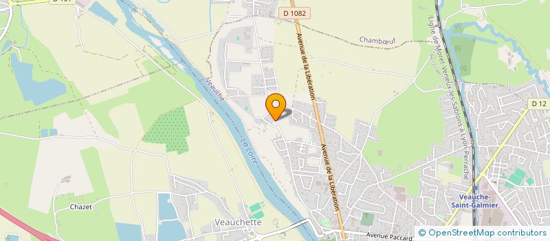 localisation de l'entreprise MONSIEUR CLEMENT ROULLIER  VEAUCHE